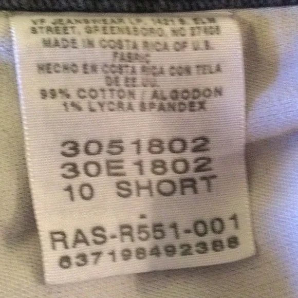 Lee Relaxed Straight Leg Black Jeans Women’s 10 short - Picture 14 of 16